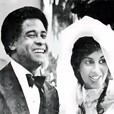 Bernadette Robi together with her ex-husband Lynn Swann.